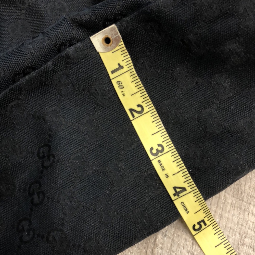 Gucci black fabric & leather trim hobo bag. OBO - Picture 8 of 12
